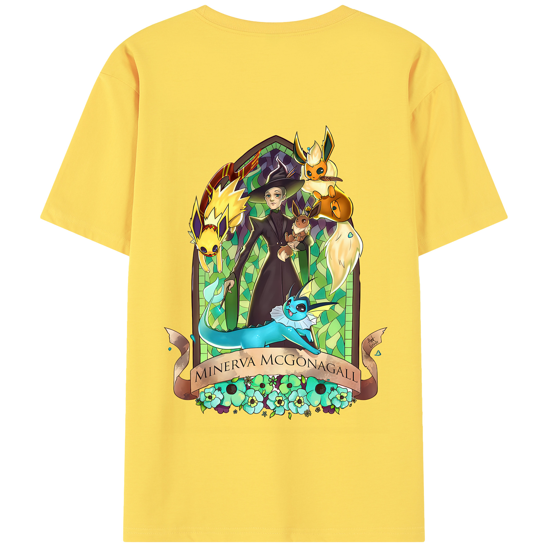 （画像用） Harry Potter ハリー・ポッターシリーズ 綿100％半袖Tシャツ（背面プリント）