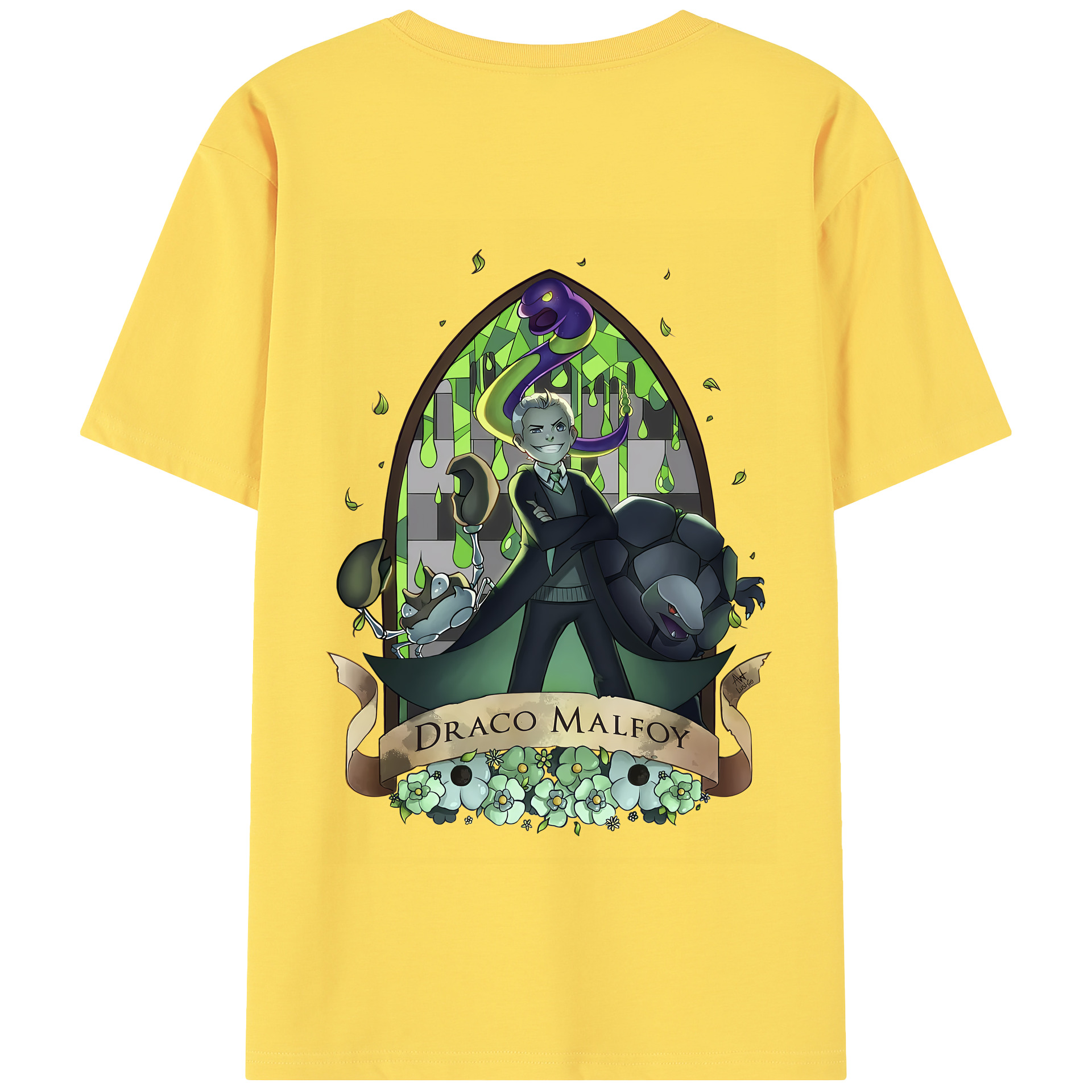 （画像用） Harry Potter ハリー・ポッターシリーズ 綿100％半袖Tシャツ（背面プリント）