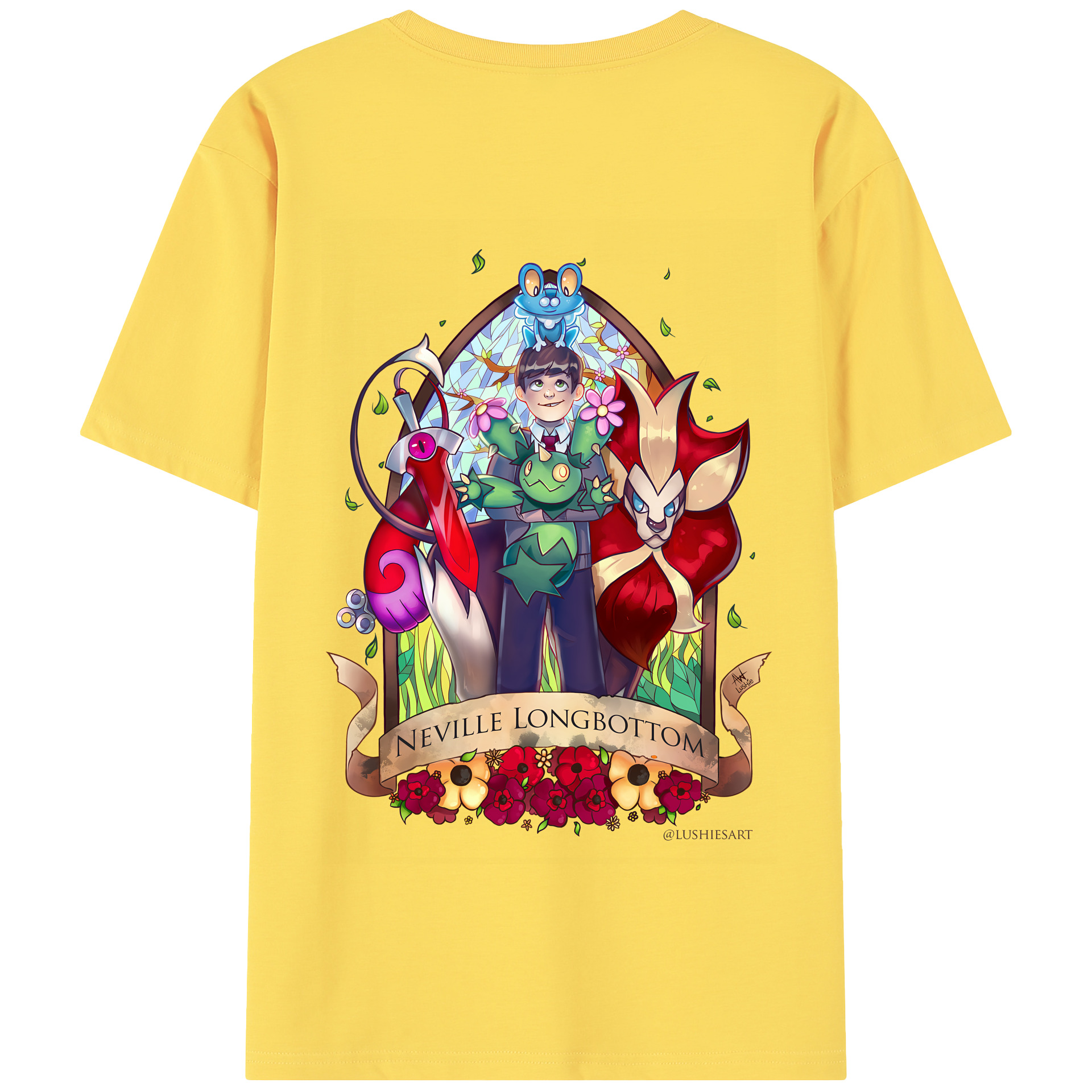 （画像用） Harry Potter ハリー・ポッターシリーズ 綿100％半袖Tシャツ（背面プリント）