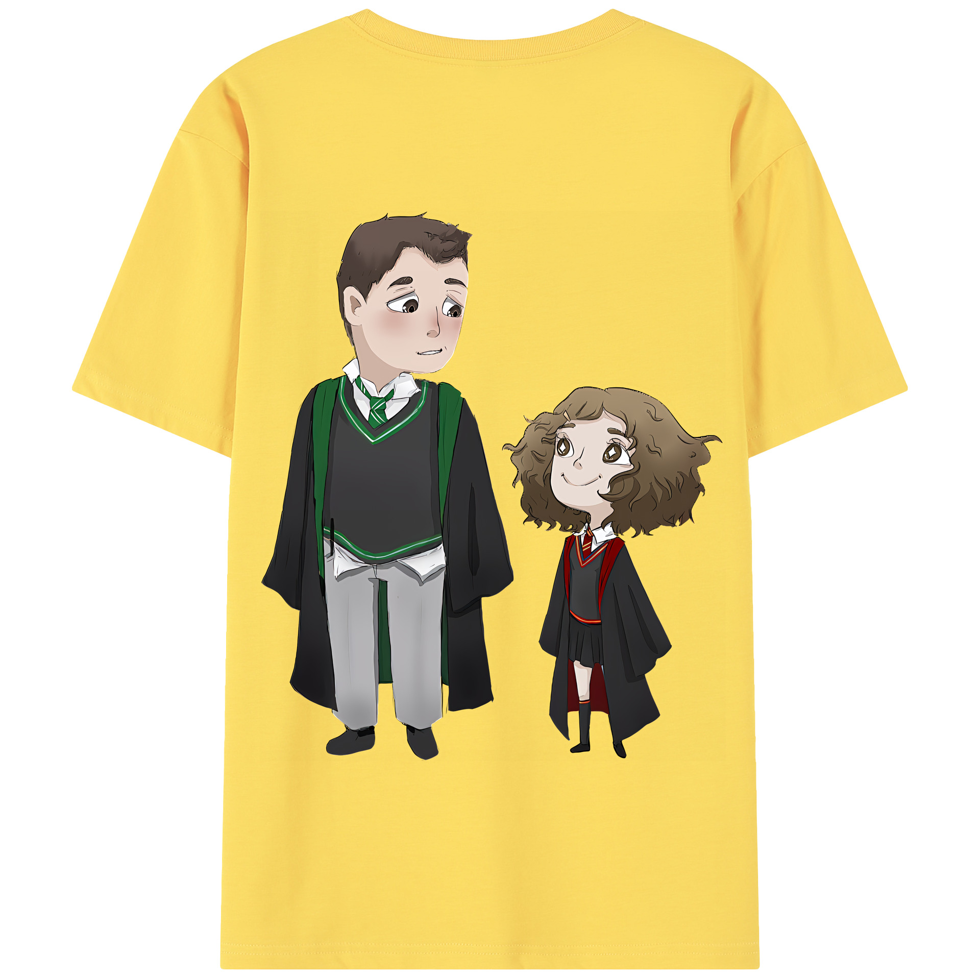 （画像用） Harry Potter ハリー・ポッターシリーズ 綿100％半袖Tシャツ（背面プリント）