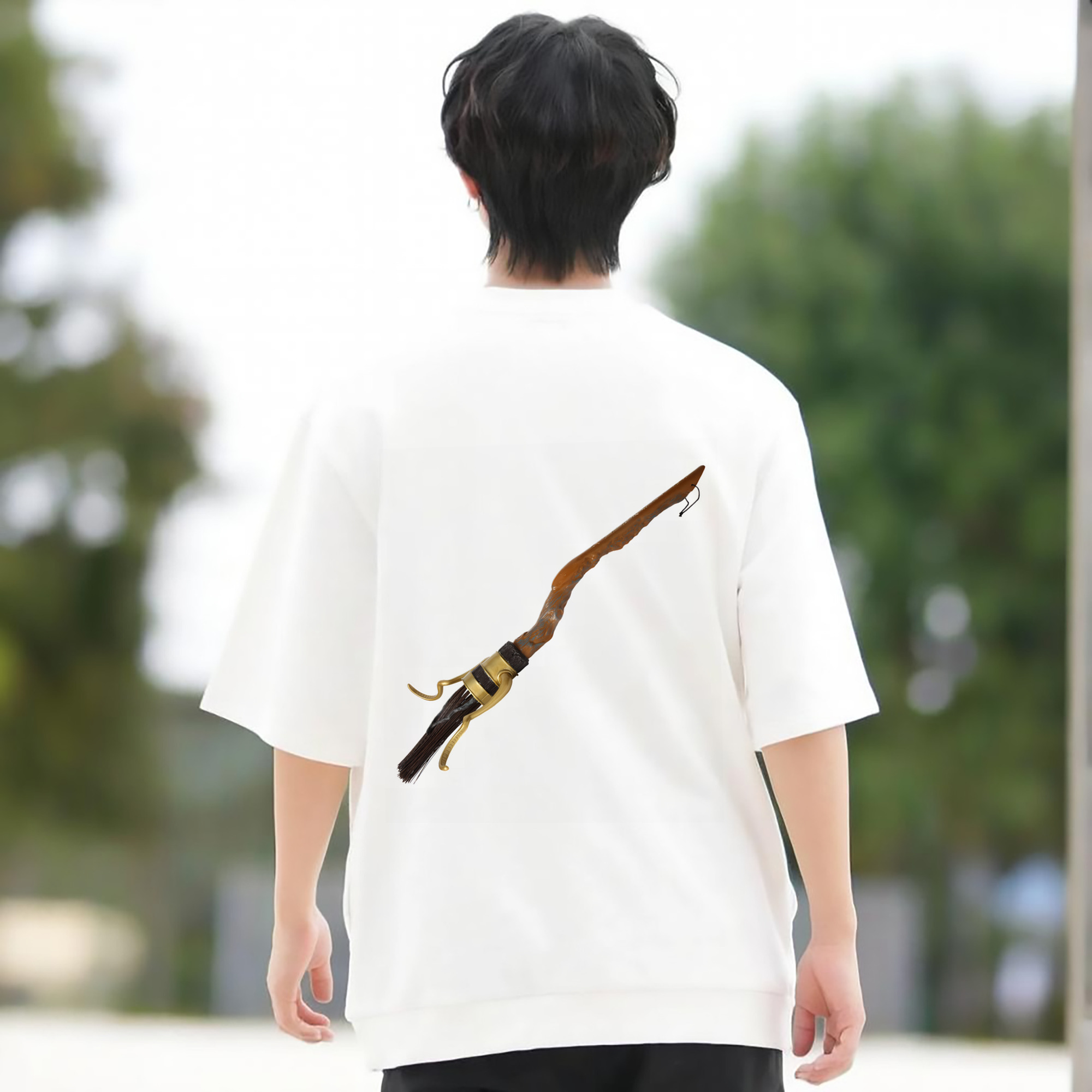 Harry Potter ハリー・ポッターシリーズ 綿100％半袖Tシャツ（背面プリント）